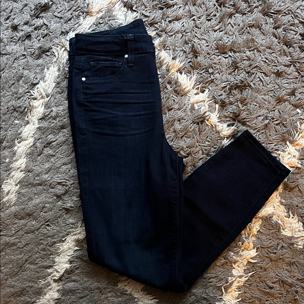 PAIGE denim margot crop super high rise ultra skinny jean. Size 26. Blue. New.